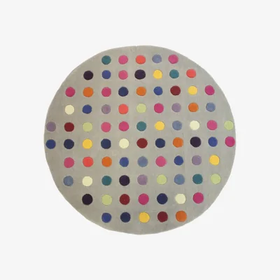 Olivia's Asiatic Carpets Funk Hand Tufted Rug Circle Spotty - 150 x 150cm