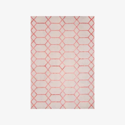 Olivia's Asiatic Carpets Koko Machine Knitted Rug Coral - 200 x 290cm