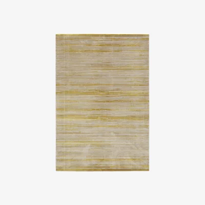 Olivia's Asiatic Carpets Cosmos Machine Woven Rug Parallel Ochre - 200 x 290cm