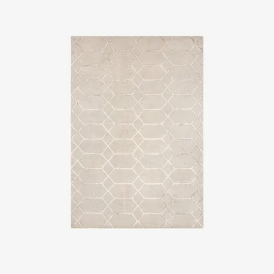 Olivia's Asiatic Carpets Koko Machine Knitted Rug Silver - 120 x 170cm | Outlet