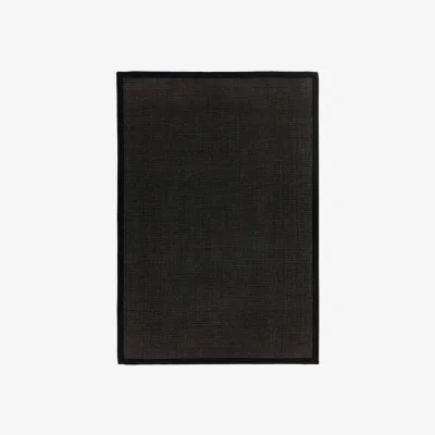 Olivia's Asiatic Carpets Sisal Machine Woven Rug Black/Black - 160 x 230cm