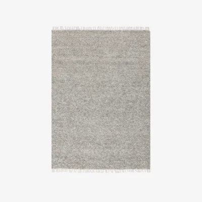 Olivia's Asiatic Carpets Clover Hand Woven Rug Silver Cream - 120 x 170cm