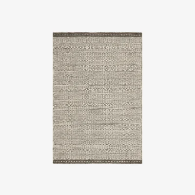 Olivia's Asiatic Carpets Knox Reversible Wool Dhurry Hand Woven Dhurry Rug Taupe - 160 x 230cm