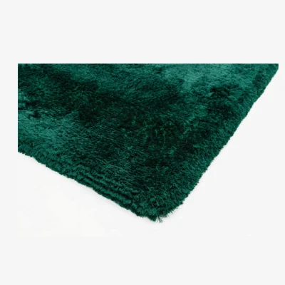 Olivia's Asiatic Carpets Plush Hand Woven Rug Emerald - 70 x 140cm