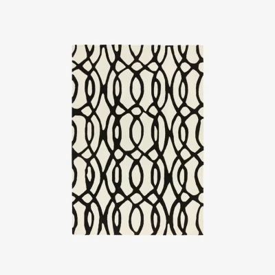 Olivia's Asiatic Carpets Matrix Hand Tufted Rug Wire White - 120 x 170cm