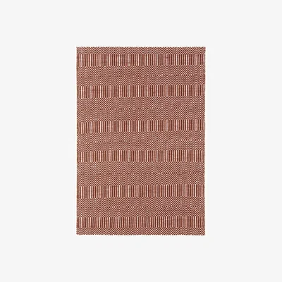 Olivia's Asiatic Carpets Sloan Hand Woven Rug Marsala - 100 x 150cm