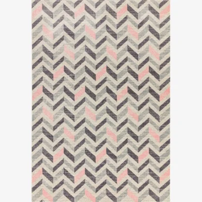 Olivia's Asiatic Carpets Colt Machine Woven Rug Chevron Pink - 200 x 290cm