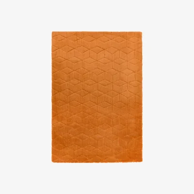 Olivia's Asiatic Carpets Cozy knitted Rug Orange - 120 x 170cm