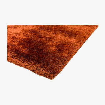 Olivia's Asiatic Carpets Plush Hand Woven Circle Rug Rust - 150 x 150cm