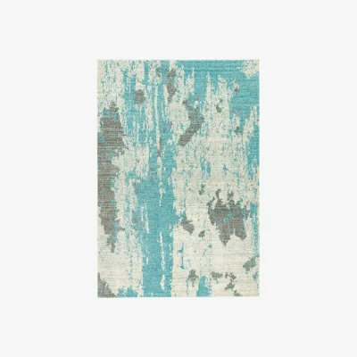 Olivia's Asiatic Carpets Nova Machine Woven Rug Painterly Duck Egg - 200 x 290cm