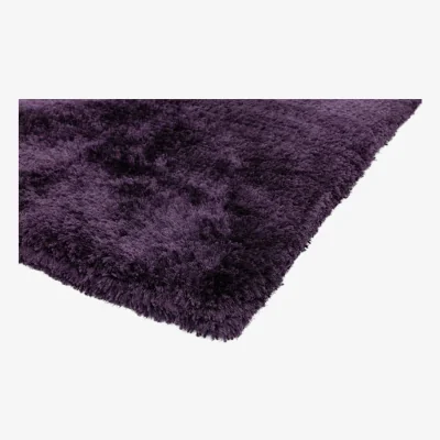 Olivia's Asiatic Carpets Plush Hand Woven Rug Purple - 140 x 200cm