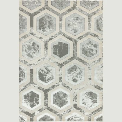 Olivia's Asiatic Carpets Aurora Machine Woven Rug Crystal - 160 x 230cm