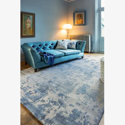 Olivia's Asiatic Carpets Astral Machine Woven Rug Blue - 160 x 230cm