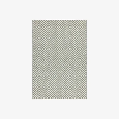 Olivia's Asiatic Carpets Patio Machine Woven Rug Grey Jewel - 160 x 230cm