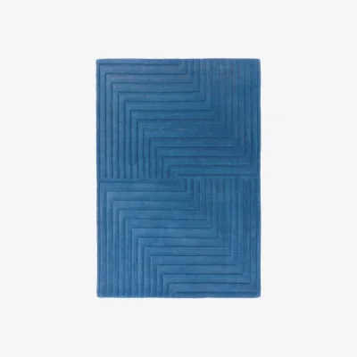 Olivia's Asiatic Carpets Form Hand Tufted Rug Blue - 200 x 290cm