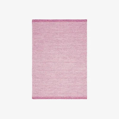 Olivia's Asiatic Carpets Knox Reversible Wool Dhurry Hand Woven Dhurry Rug Pink - 200 x 290cm