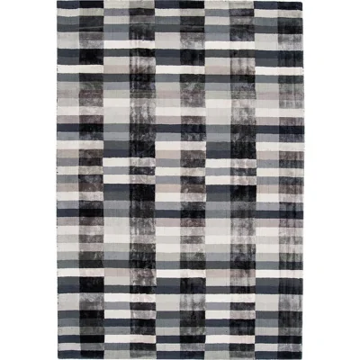 Olivia's Asiatic Carpets Deco Hand Woven Rug Graphite - 120 x 170cm