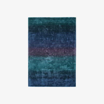 Olivia's Asiatic Carpets Holborn Hand woven Rug Indigo - 160 x 230cm