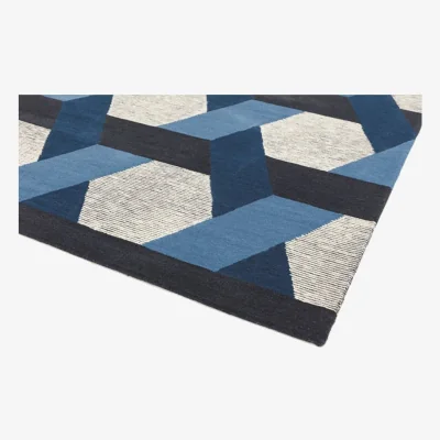 Olivia's Asiatic Carpets Camden Hand Tufted Rug Blue - 160 x 230cm