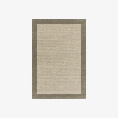 Olivia's Asiatic Carpets Moorland Hand Woven Rug Stone - 200 x 290cm