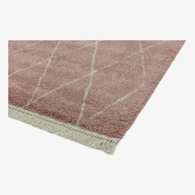 Olivia's Asiatic Carpets Rocco Machine Woven Rug PINK DIAMOND - 160 x 230cm