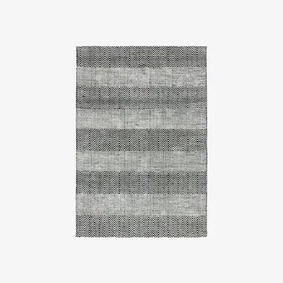 Olivia's Asiatic Carpets Ives Hand Woven Rug Grey - 100 x 150cm | Outlet