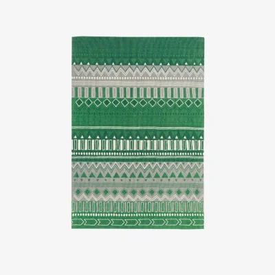 Olivia's Asiatic Carpets Onix Hand Woven and Printed Rug Tribal Mix Green - 120 x 170cm