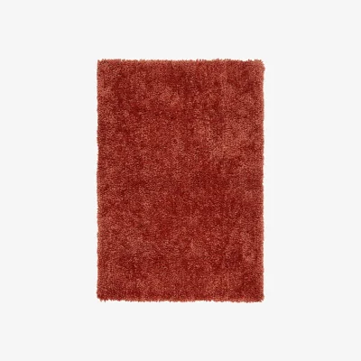 Olivia's Asiatic Carpets Spiral Shaggy Table Tufted Rug Coral - 160 x 230cm