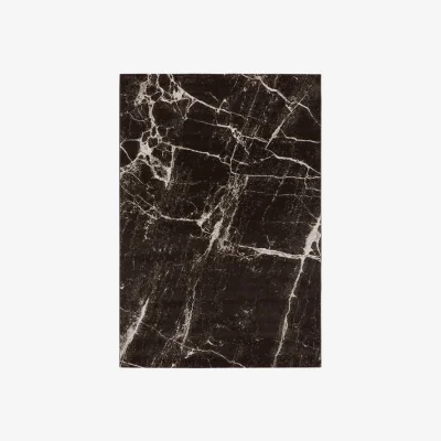 Olivia's Asiatic Carpets Cosmos Machine Woven Rug Black Marble - 120 x 170cm