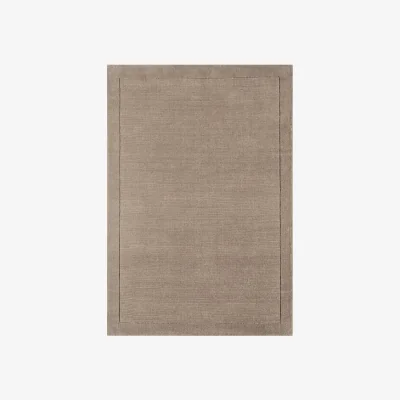 Olivia's Asiatic Carpets York Hand Woven Rug Taupe - 160 x 230cm
