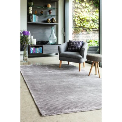 Olivia's Asiatic Carpets Bellagio Hand Woven Rug Silver - 200 x 300cm