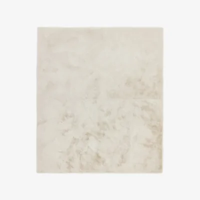 Olivia's Asiatic Carpets Willow faux Fur knitted Rug Honey - 150 x 170cm
