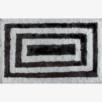 Olivia's Gallery Direct Hugger Rug / Black White / Large