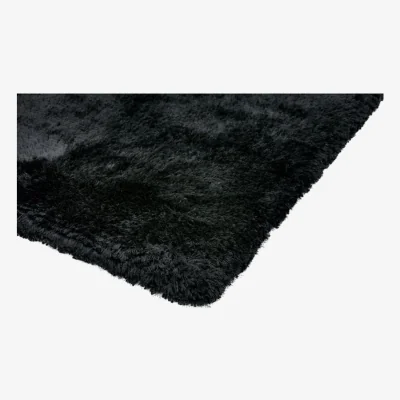 Olivia's Asiatic Carpets Plush Hand Woven Rug Black - 160 x 230cm