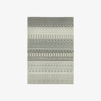 Olivia's Asiatic Carpets Onix Hand Woven and Printed Rug Tribal Mix Grey - 160 x 230cm