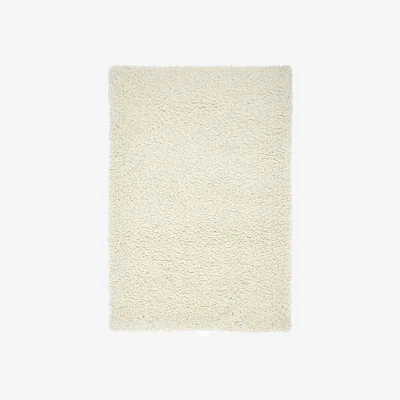 Olivia's Asiatic Carpets Spiral Shaggy Table Tufted Rug Cream - 120 x 170cm