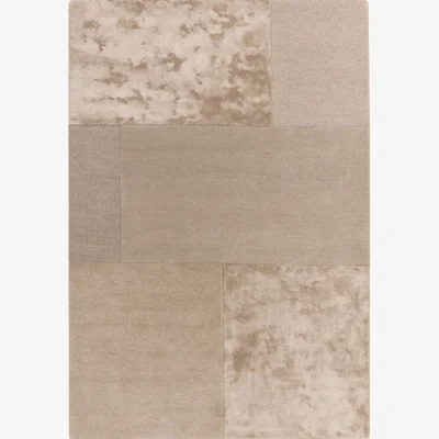 Olivia's Asiatic Carpets Tate Tonal Textures Hand Tufted Rug Sand - 120 x 170cm