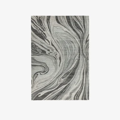 Olivia's Asiatic Carpets Shade JACQUARD Rug Marble Grey - 200 x 290cm