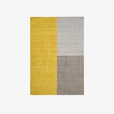 Olivia's Asiatic Carpets Blox Hand Woven Rug Mustard - 120 x 170cm