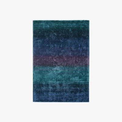 Olivia's Asiatic Carpets Holborn Hand woven Rug Indigo - 120 x 170cm