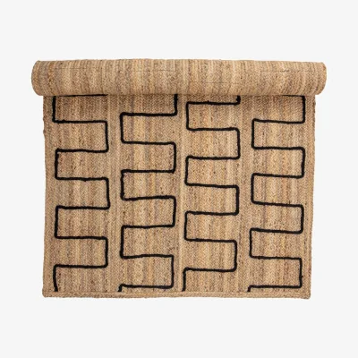 Olivia's Bloomingville Dell Jute Rug in Brown