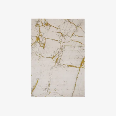 Olivia's Asiatic Carpets Cosmos Machine Woven Rug Ochre Marble - 120 x 170cm