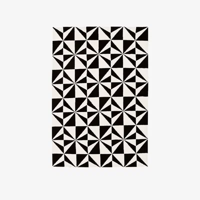 Olivia's Asiatic Carpets Arlo Machine Knitted Rug Mosaic Mono - 100 x 150cm