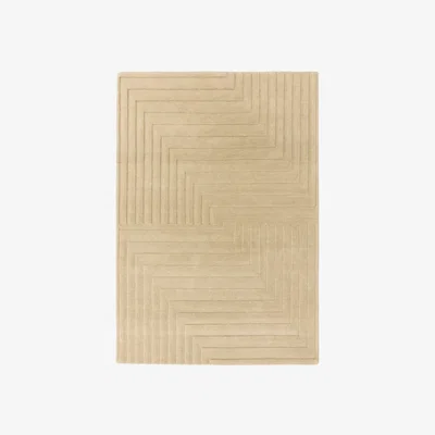 Olivia's Asiatic Carpets Form Hand Tufted Rug Natural - 160 x 230cm