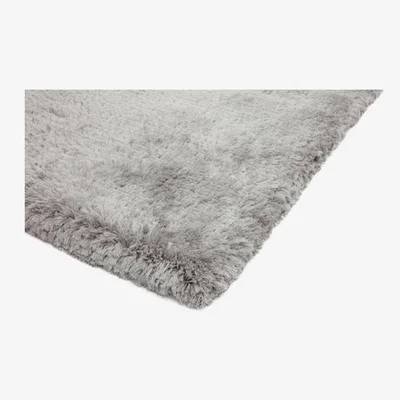 Olivia's Asiatic Carpets Plush Hand Woven Rug Silver - 70 x 140cm