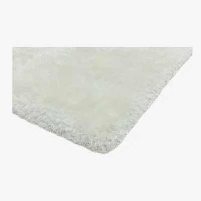 Olivia's Asiatic Carpets Plush Hand Woven Circle Rug White - 150 x 150cm