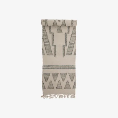 Olivia's Bloomingville Delara Wool Rug in Green