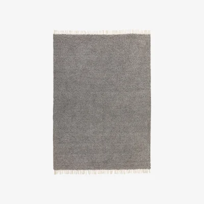 Olivia's Asiatic Carpets Clover Hand Woven Rug Dark grey - 120 x 170cm
