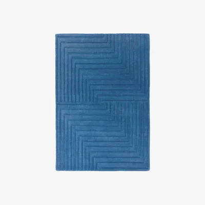 Olivia's Asiatic Carpets Form Hand Tufted Rug Blue - 120 x 170cm
