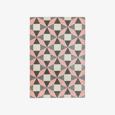 Olivia's Asiatic Carpets Colt Machine Woven Rug Fan Pink - 120 x 170cm